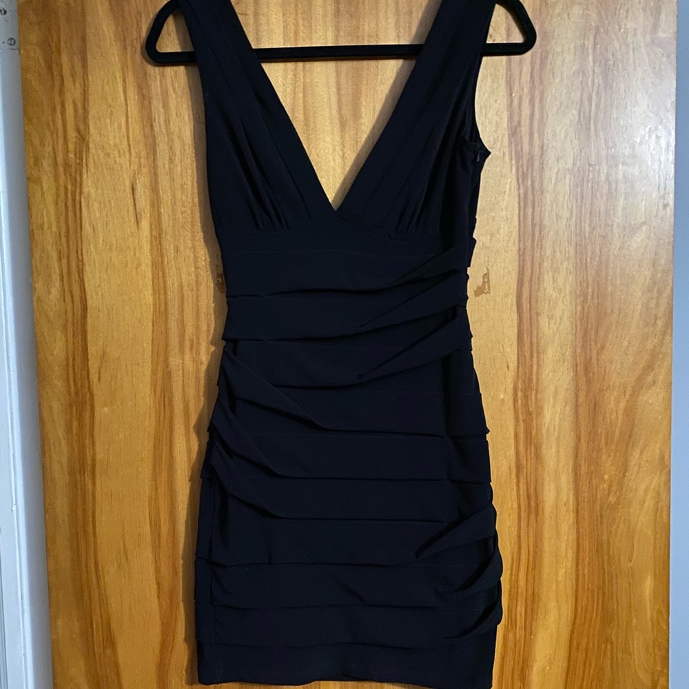 Black cocktail dress